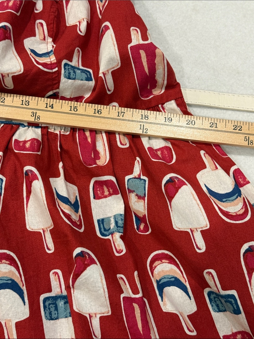 Modcloth Red Popsicle Print Sleeveless Dress - Picture 5 of 7